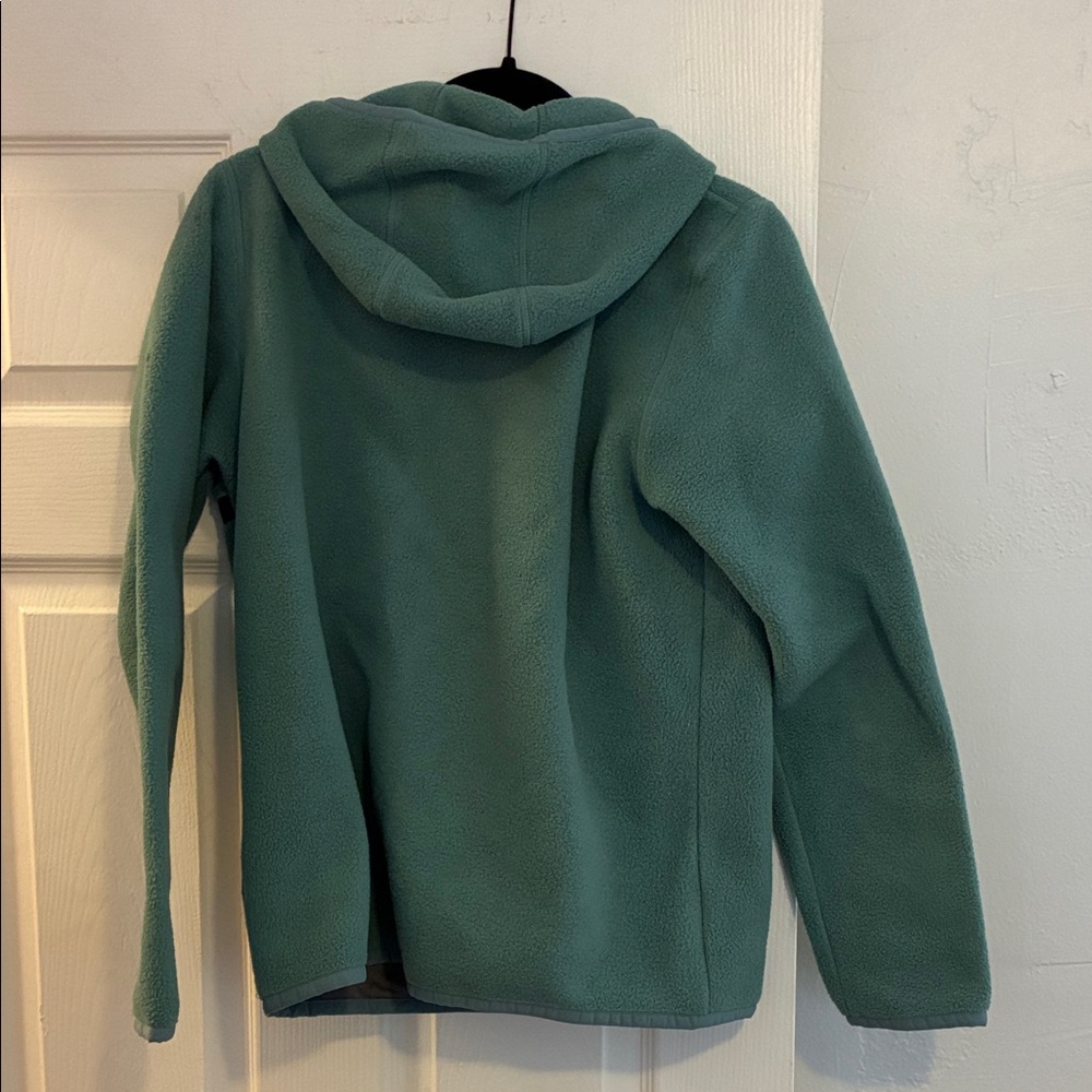 Cotopaxi Women’s Teal and Brown Fleece Hoodie - Picture 2 of 2